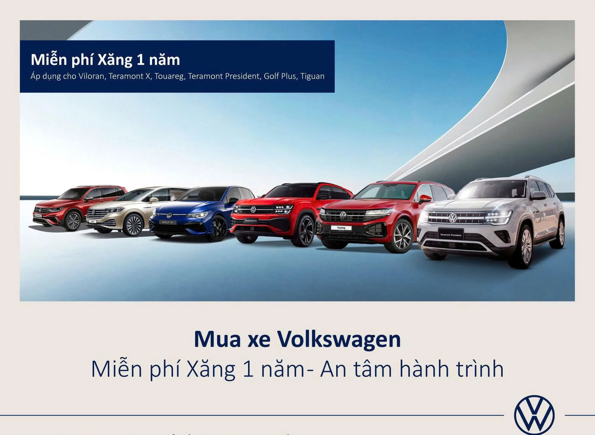 Volkswagen Việt Nam ưu đãi “Miễn phí xăng 1 năm” cho nhiều mẫu xe