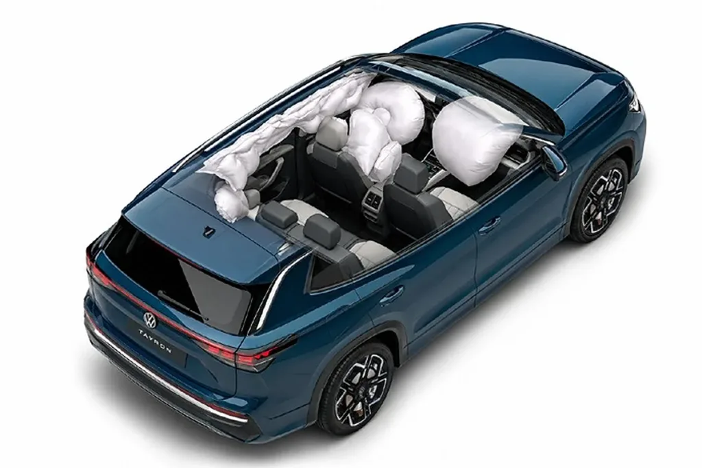 Volkswagen Tayron - Hệ thống bảo vệ an to&agrave;n với 9 t&uacute;i kh&iacute;